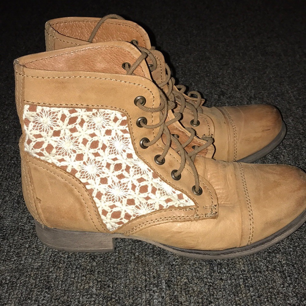 Steve Madden Ankle Combat Boot With Lace - image 1
